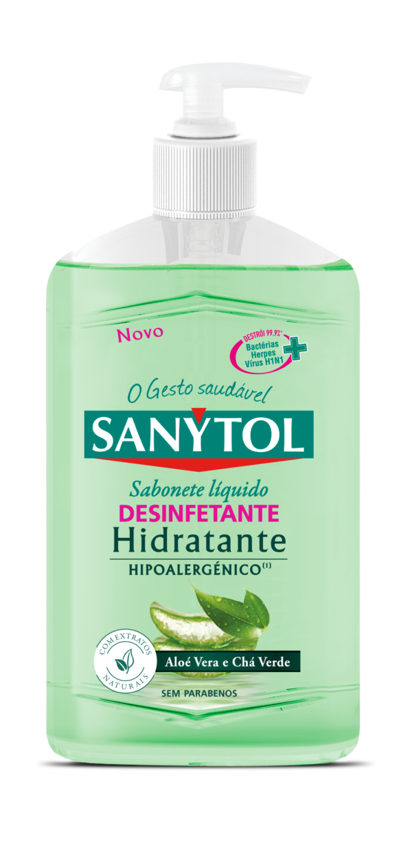 SANYTOL SABONETE LÍQUIDO DESINFETANTE HIDRATANTE 250ML