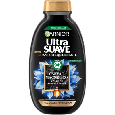 ULTRA SUAVE CH EQUILIBRANTE C/CARVÃO MAGNÉTICO 250ML