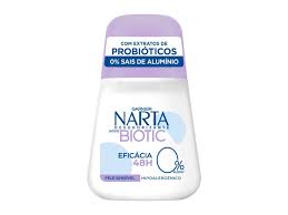 NARTA DEO ROLL-ON BIOTIC ANTIODORES PELE SENSIVEL 50ML