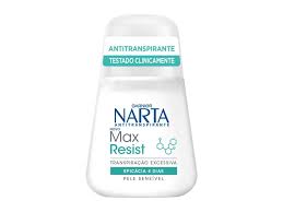 NARTA DEO ROLL-ON MAX RESIST PELE SENSIVEL 50ML