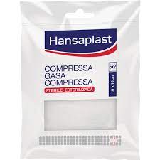 HANSAPLAST COMPRESSA ESTERILIZADA 10X10CM 10UNI.
