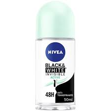 NIVEA DEO ROLL-ON INVISIBLE BLACK & WHITE ACTIVE 50ML
