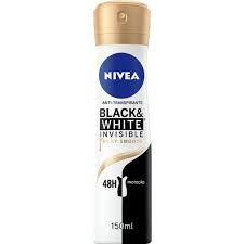 NIVEA DEO SPRAY BLACK & WHITE SILKY SMOOTH 150ML