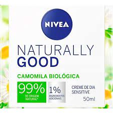 NIVEA CREME NATURALLY GOOD DIA SENSIVEIS 50ML