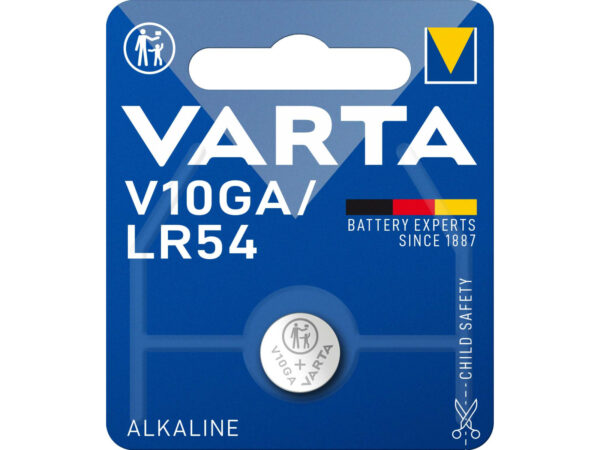 VARTA PILHA V10GA/LR54 1.5V BL1