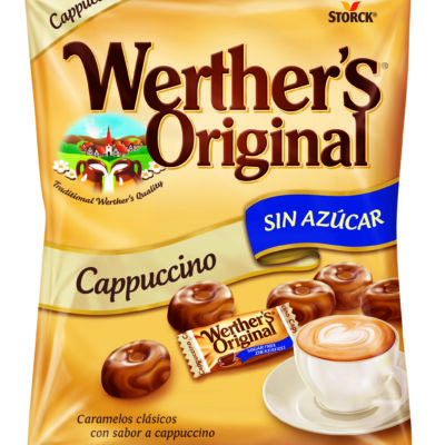 WERTHER´S ORIGINAL CARAMELO CAPPUCCINO S/AÇUCAR 90GR.
