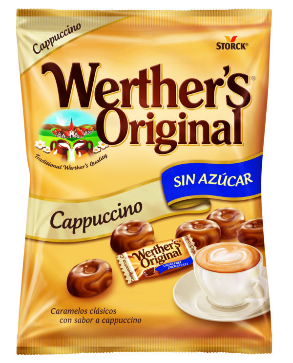 WERTHER´S ORIGINAL CARAMELO CAPPUCCINO S/AÇUCAR 90GR.