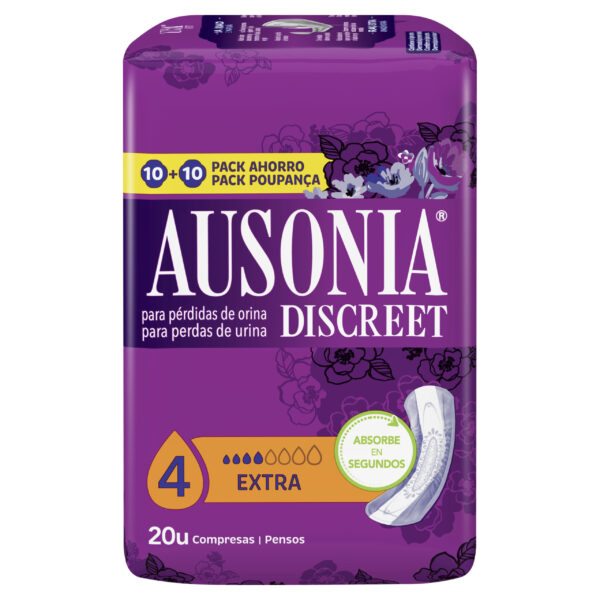 AUSONIA DISCREET PENSO EXTRA 20UNI.