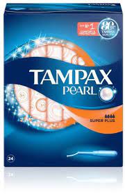 TAMPAX TAMPÃO C/APLICADOR PEARL SUPER PLUS 24UNI.