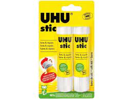 UHU BATON DE COLA SEM SOLVENTES 2X21GR.