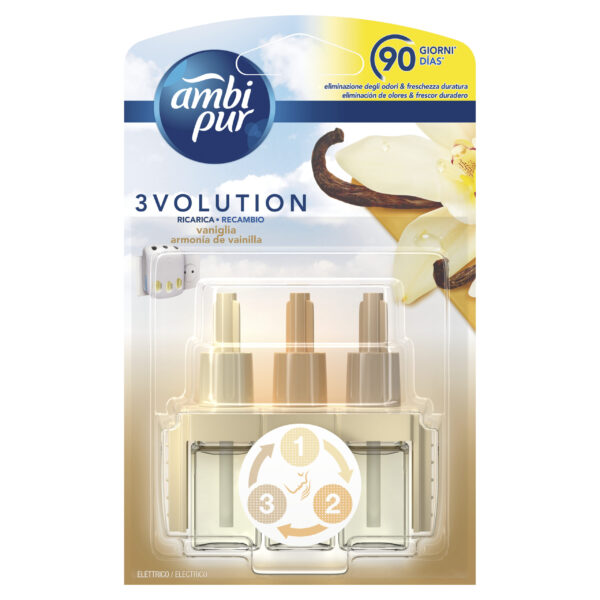AMBIPUR AMBIENTADOR RECARGA 3 VOL. BAUNILHA 21ML
