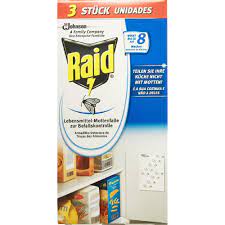 RAID ARMADILHA DETETORA DE TRAÇAS DOS ALIMENTOS 3UNI.