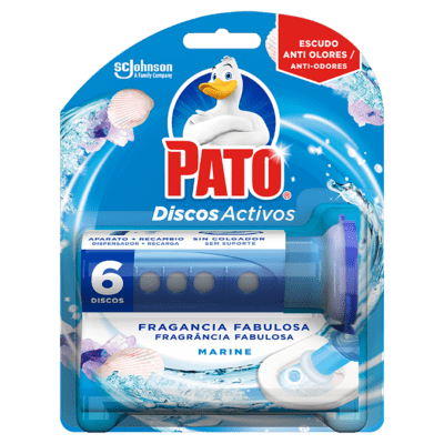 PATO WC DISCOS ACTIVOS MARINHO 6 DISCOS 36ML