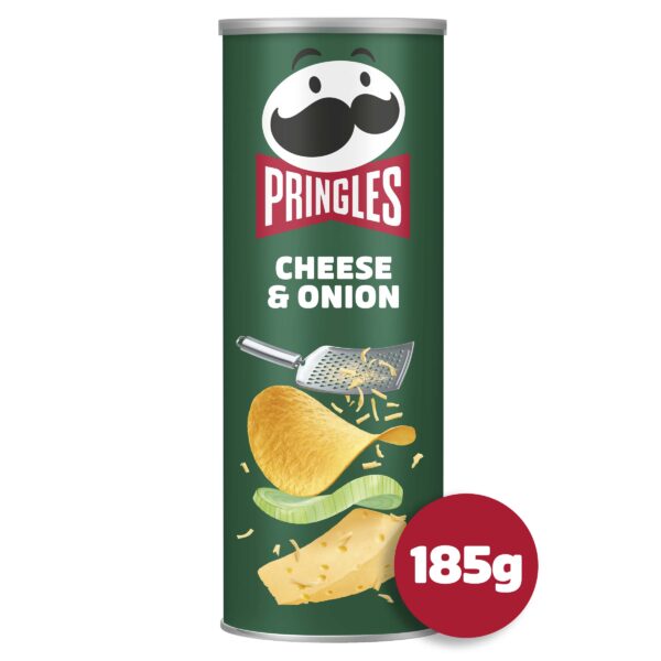 PRINGLES APERITIVO QUEIJO & CEBOLA 185GR.