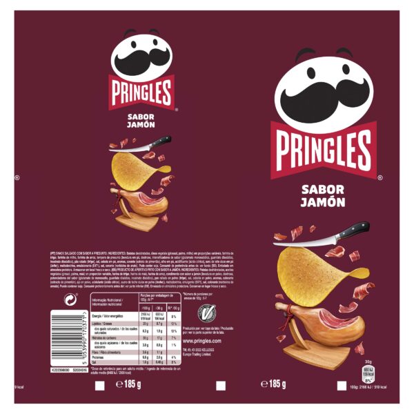 PRINGLES APERITIVO PRESUNTO 185GR.