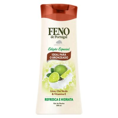 FENO GEL BANHO REFRESCA E HIDRATA LIMA E CHÁ VERDE 500ML