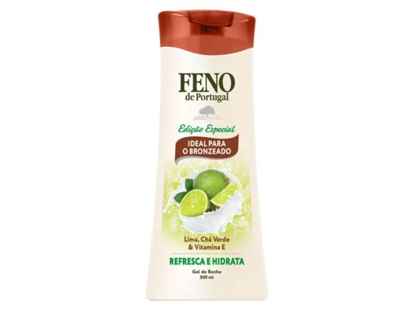 FENO GEL BANHO REFRESCA E HIDRATA LIMA E CHÁ VERDE 500ML