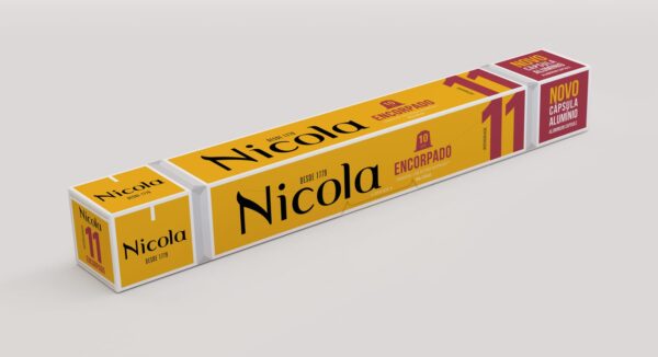 NICOLA CAPSULAS CAFÉ ENCORPADO INTENSIDADE 11 10X5.1GR.