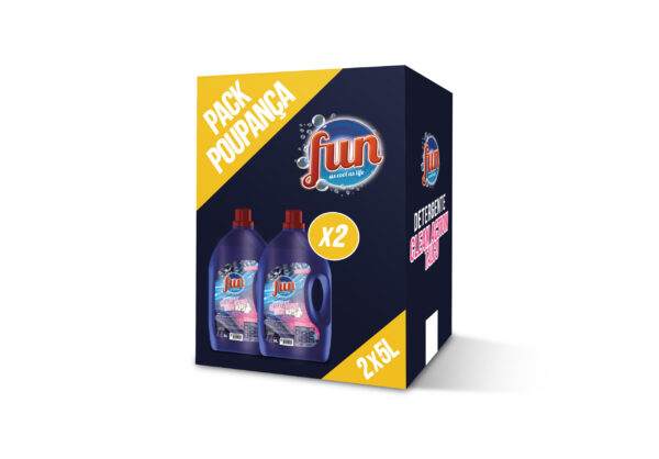 FUN DETERGENTE CLEAN ACTION TALCO 2X5L 2X100D