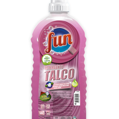 FUN DETERGENTE ROUPA TALCO 1,6L
