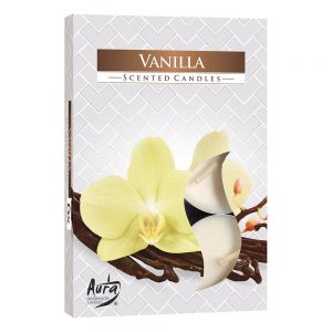 IMPORVELAS TEALIGTHS PERFUMADAS BAUNILHA 11GR. 6UNI.