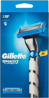 GILLETTE MÁQUINA MACH 3 TURBO 1UNI.