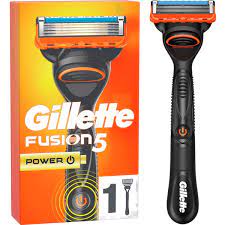 GILLETTE MÁQUINA FUSION 5 POWER MÁQUINA+CARREGADOR+PILHA