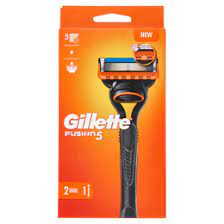 GILLETTE MÁQUINA FUSION MAQUINA + 2 CARREGADORES