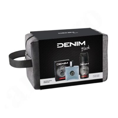 DENIM PACK BOLSA BLACK AFTER SHAVE 100ML +DEO SPRAY 150ML