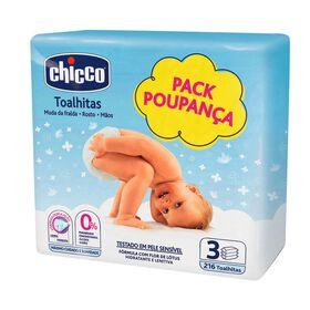 CHICCO TOALHITAS BEBE PACK 3X72UNI.