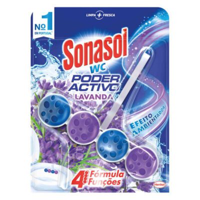 BREF SONASOL W.C. PODER ACTIVO LAVANDA 50GR.