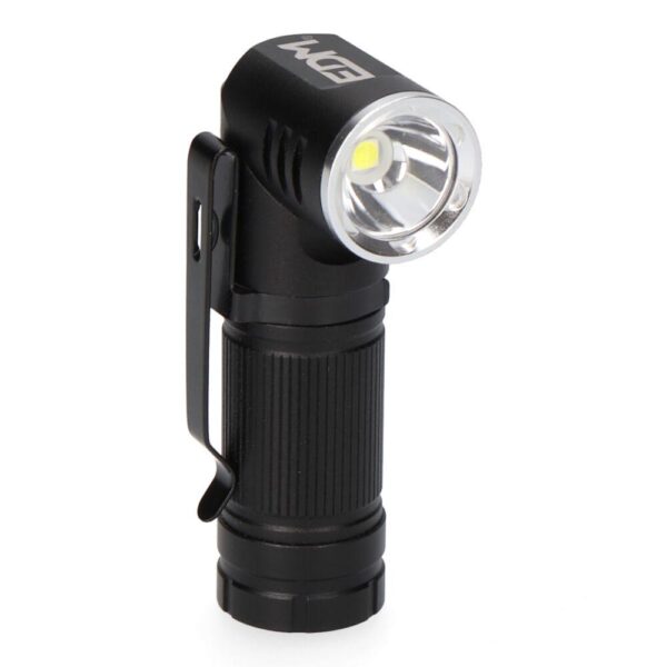EDM MINI LANTERNA LED RETRÁTIL RECARREGAVÉL 450 LUMEN