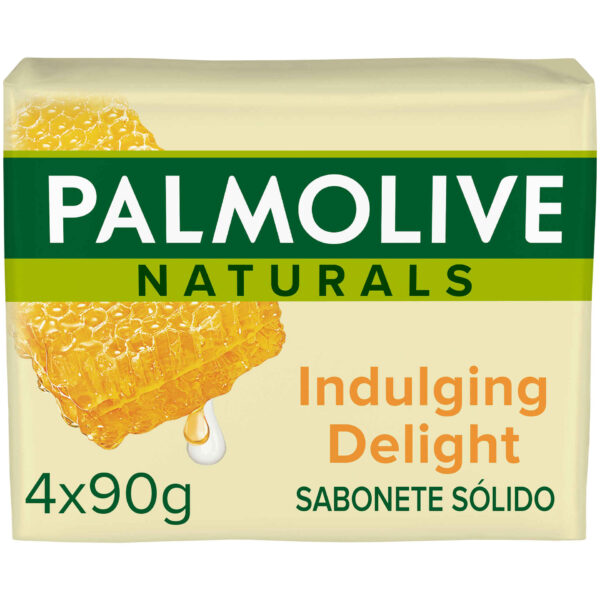 PALMOLIVE SABONETE LEITE & MEL 4X90GR.