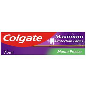 COLGATE DENTÍFRICO MAXIMUM PROTEÇÃO CÁRIES MENTA FRESCA 75ML