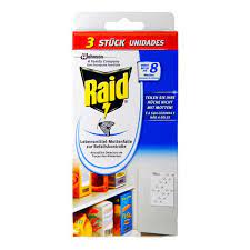 RAID ARMADILHA DETETORA DE TRAÇAS DOS ALIMENTOS 3UNI.