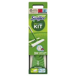 SWIFFER MOPA DUPLA 8 PANOS + 3 HUMIDOS