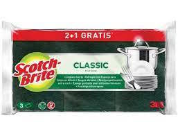 SCOTCH-BRITE ESFREGÃO VERDE C/ESPONJA 2+1UNI.