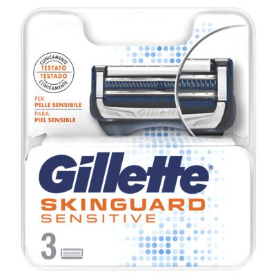 GILLETTE CARREGADOR SKINGUARD SENSITIVE 3UNI.