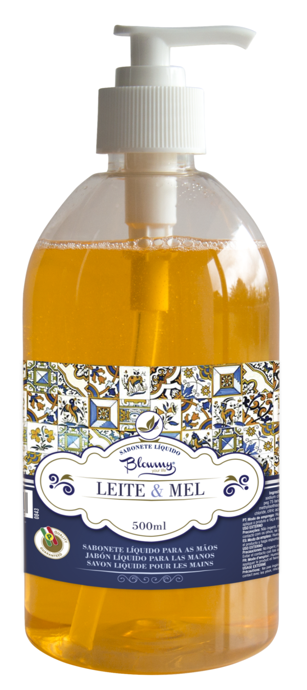 BLOWMY SABONETE LIQUIDO LEITE E MEL 500ML