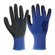 LUVA NYLON REVESTIMENTO LATEX PRETO T10