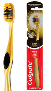 COLGATE ESCOCA 360º CHARCOAL GOLD SUAVE UNI.