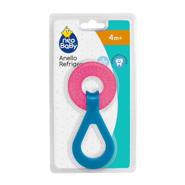 NEOBABY ANEL DE DENTIÇÃO C/PEGA 4M+