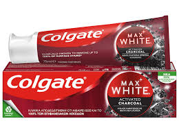 COLGATE DENTÍFRICO MAX WHITE CARVÃO 75ML