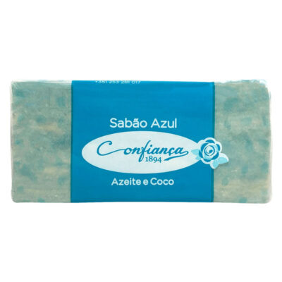 CONFIANÇA SABÃO BLOCO AZUL 400GR.