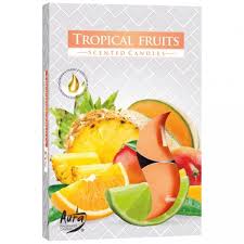 IMPORVELAS TEALIGTHS PERFUMADAS F. TROPICAIS 11GR. 6UNI.