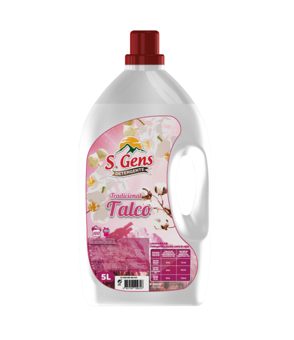 S.GENS DETERGENTE TRADICIONAL TALCO 100D 5L