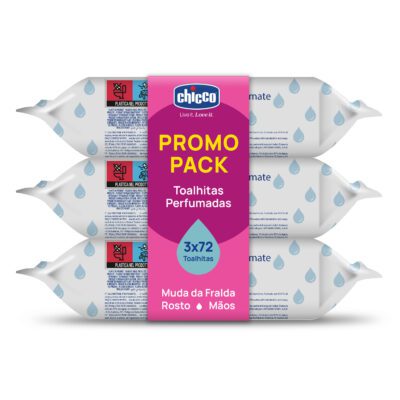 CHICCO TOLAHITAS PERFUMADAS PACK 3X72UNI.