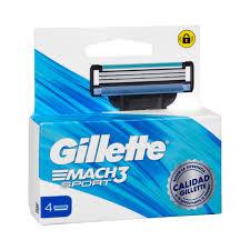 GILLETTE CARREGADOR MACH 3 SPORT 4UNI.