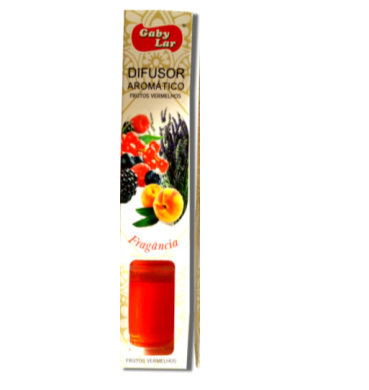 GABY CAIXA DIFUSOR AROMÁTICO F. VERMELHOS 30ML