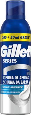 GILLETTE SERIES ESPUMA BARBA SUAVIZANTE 250ML
